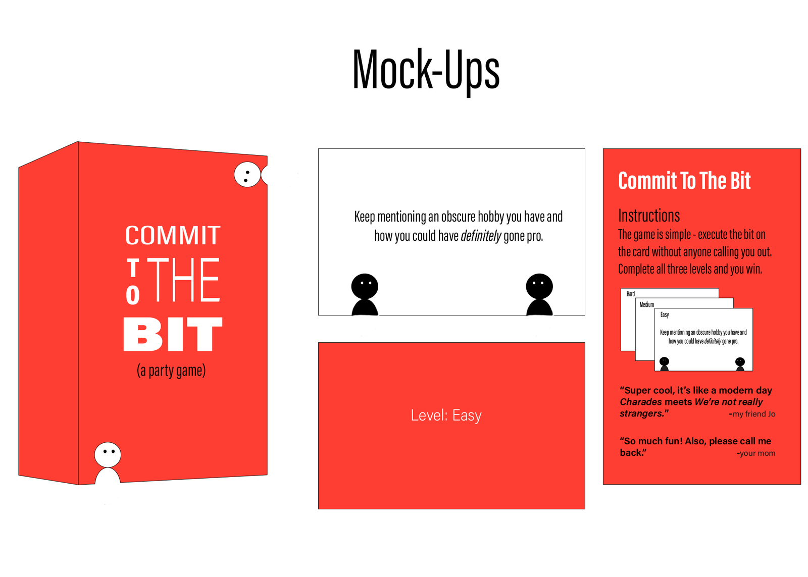 Commit to the Bit game box mockup